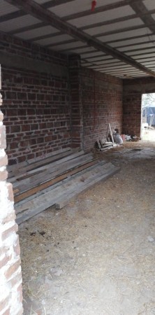 Terreno con obra techada 