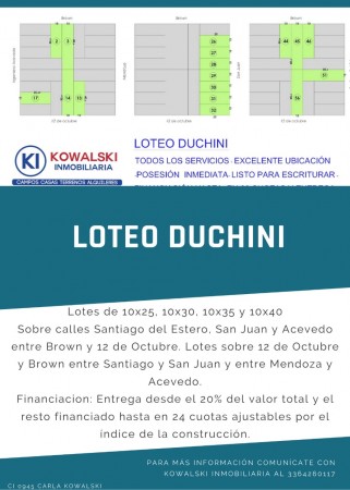 Loteo excelente ubicación